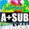 A+SUB Dye Sublimation Heat Transfer Paper for Virtuoso, Epson and Brother 100 sheets 8.5"x11" per pack